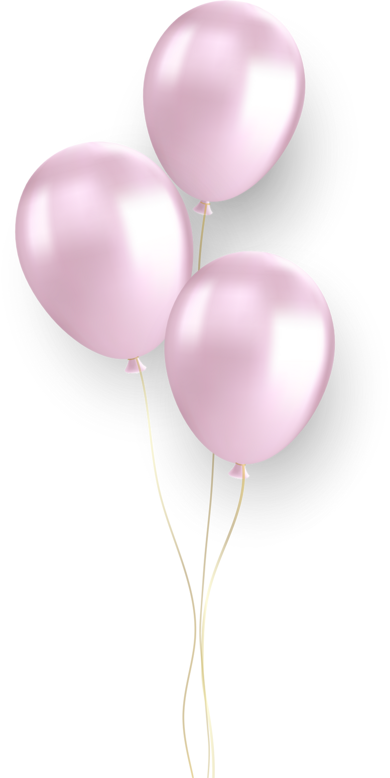 Pink balloons