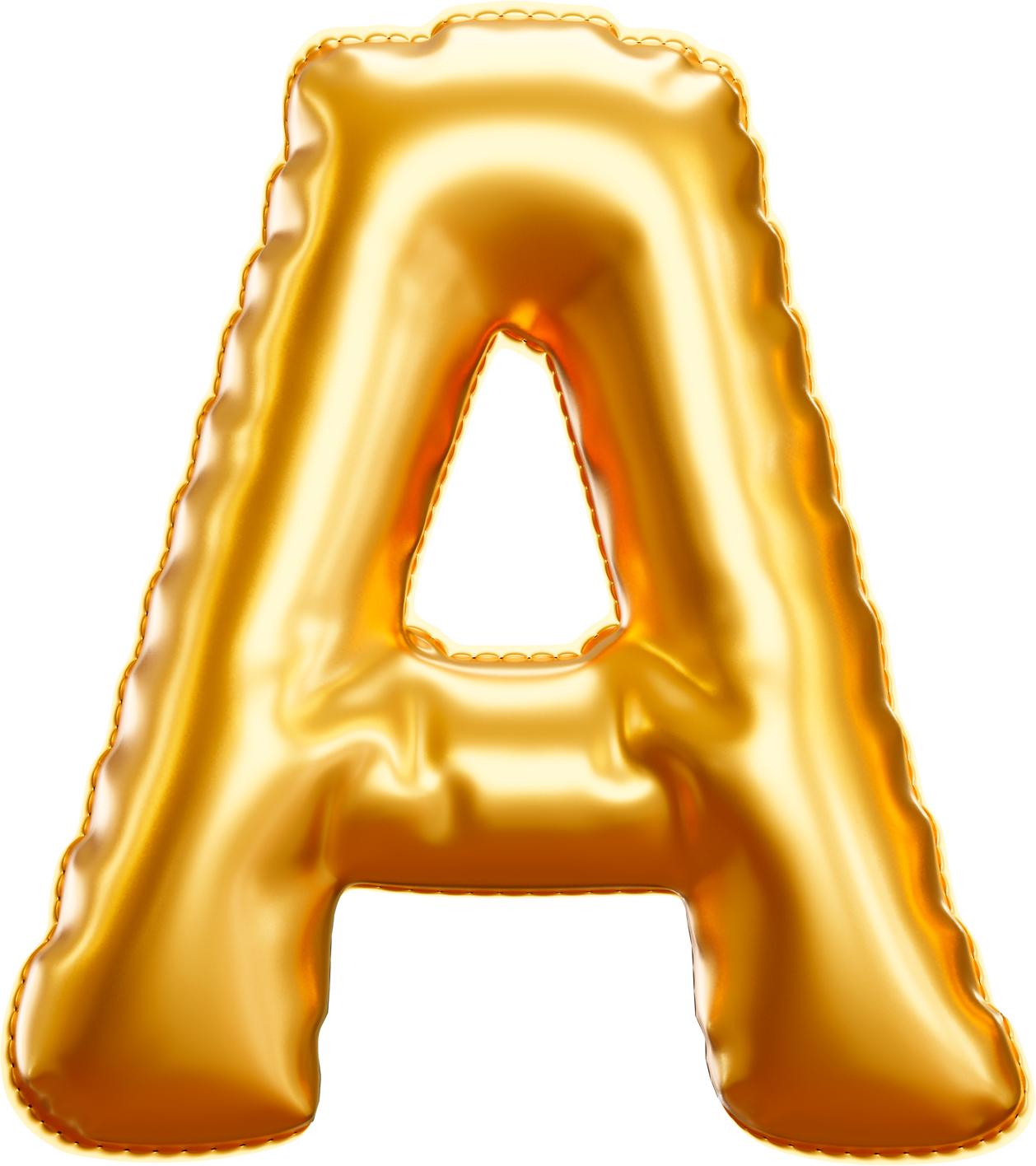 Letter A Abjad Foil Balloon